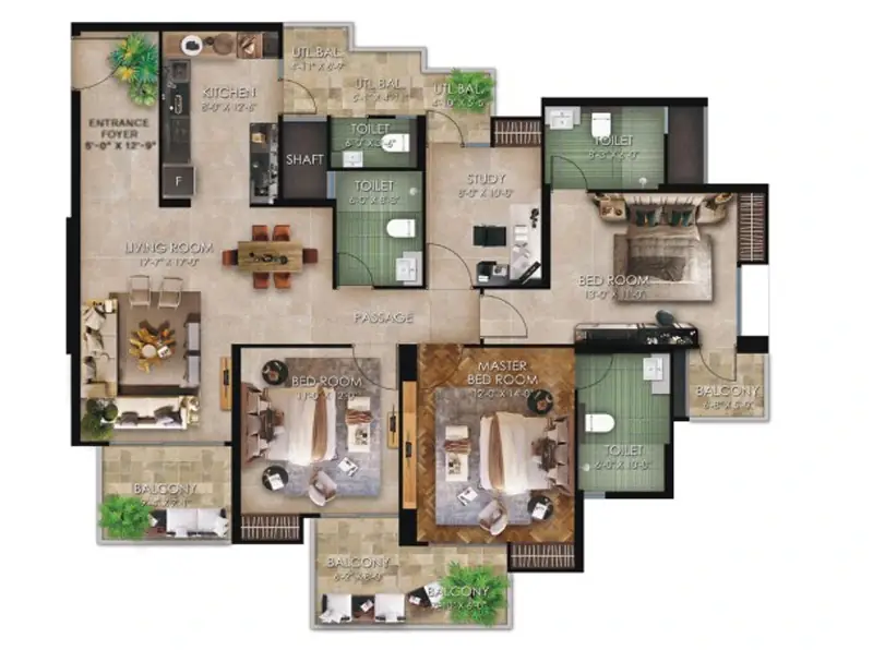 RG Mirage Floor Area