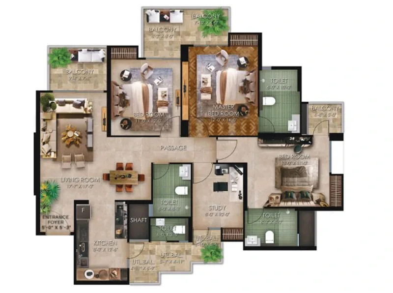 RG Mirage Floor Area